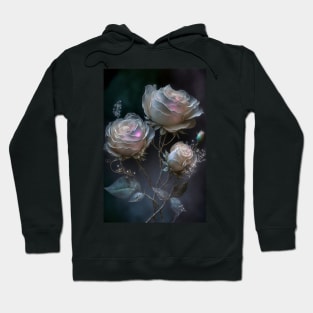 ridescent pastel roses2 Hoodie